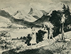 بحيرة فوشل ، سالزبورغ ، النمسا ، 1823 ، 1943.