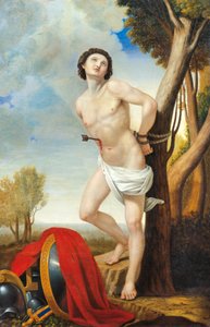 استشهاد القديس سيباستيان بواسطة لويجي عسيولي (1817-1877) ، زيت على قماش بواسطة لويجي أسيولي
