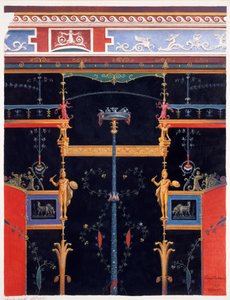 زخارف حائطية من منزل Aulus Vettius ، Pompeii ، c.36-39 م بواسطة لويجي بزاني