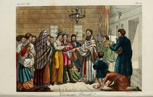 الخطبة. رسم توضيحي من العادات القديمة والحديثة أو تاريخ الحكومة ... بقلم جوليو فيراريو ، 1831