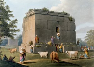 نصب تذكاري بين طرابلس وطرطوشة ، نقش بواسطة ويليام واتس (1752-1851) ، 1806 بواسطة لويجي ماير