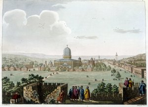 معبد سليمان (Mosquee a Jerusalem) - في "" مناظر في السيادة العثمانية ، في أوروبا ، في آسيا ، وبعض جزر البحر الأبيض المتوسط "" من الرسوم الأصلية التي التقطها لويجي ماير ، لندن بواسطة لويجي ماير