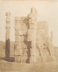 باب المدخل إلى أطلال برسيبوليس ، 1858. بواسطة لويجي بيسشي