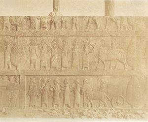 موكب على واجهة الدرج الكبير ، 1858. بواسطة لويجي بيسشي