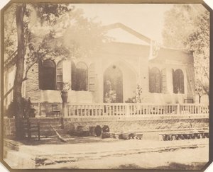 زرغيانده. منزل الوزير الروسي الريفي ، طهران ، 1858. بواسطة لويجي بيسشي