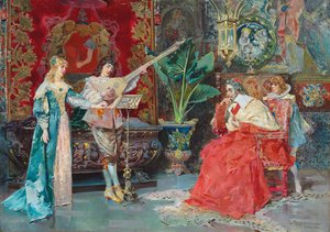 فاصل موسيقي ، 1881 بواسطة Luis Alvarez Catalá