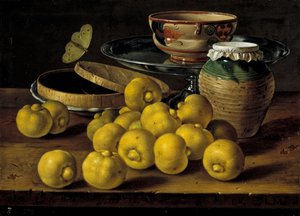 لا تزال الحياة مع الليمون ، وعاء المربى والفراشة par Melendez ، Luis Egidio (1716-1780) ، النصف الثاني من القرن الثامن عشر. - زيت على قماش ، 35x48 - متحف ديل برادو ، مدريد بواسطة لويس إجيديو ميلينديز