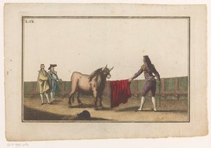 ماتادور يتحدى ثورًا Coleccion de las Principales suertes de una corrida de toros (عنوان السلسلة) مجموعة من أهم المناورات في مصارعة الثيران (عنوان المسلسل)