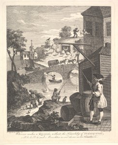 هجاء على منظور زائف: صورة من منظور كيربيس ، فبراير 1754.
