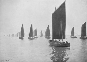 قوارب الرنجة قبالة تاين ، c1896