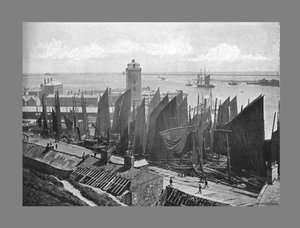 الإضاءة المنخفضة ، North Shields ، c1900