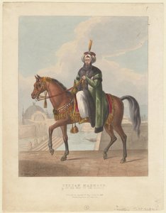 صورة لمحمود الثاني 1785-1839 ، سلطان الدولة العثمانية ، 1829 بواسطة M. Gauci