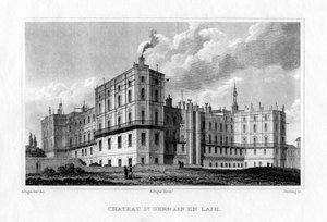 Chateau de Saint Germain en Laye ، باريس ، c1830