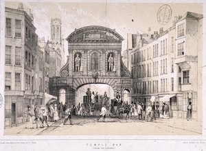 تمبل بار ، لندن ، c1845