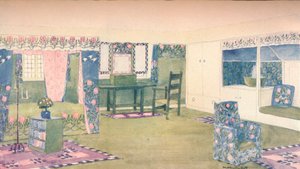 كوخ ريفي: تصميم لغرفة النوم ، c1900 1902