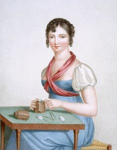 المطبعة ، محفورة بواسطة أوجراند ، c.1816