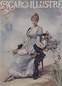 زهور مايو. غلاف لو فيغارو إيلوستري ، مايو 1894 بواسطة مادلين لومير