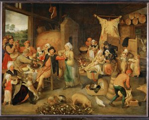 تصميم داخلي فلمنكي (رسم على خشب البلوط)