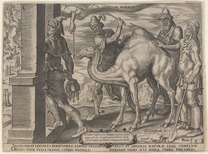 رجل ثري ولعازر المسكين. 1563 بواسطة ميرتن فان هيمسكرك