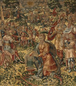 قصة جدعون ، أواخر القرن السادس عشر (الحرير والصوف) بواسطة ميرتن فان هيمسكرك