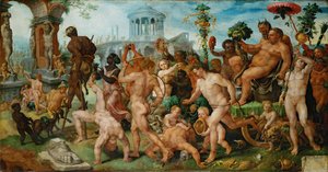 انتصار باخوس ، 1536-157 بواسطة ميرتن فان هيمسكرك