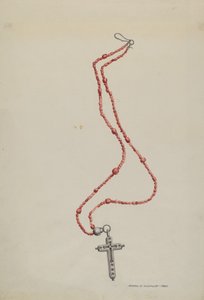 الخرز المرجاني والصليب ، ج. 1937. بواسطة ماجل ج