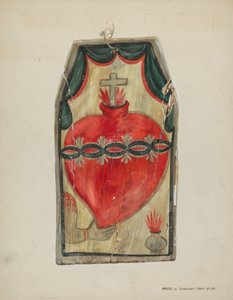 Retablo القلب المقدس ، ج. 1939. بواسطة ماجل ج