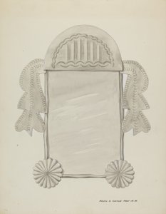 مرآة صغيرة بإطار من الصفيح ، ج. 1937. بواسطة ماجل ج