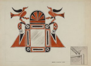 إطار مرآة القصدير ، ج. 1937. بواسطة ماجل ج