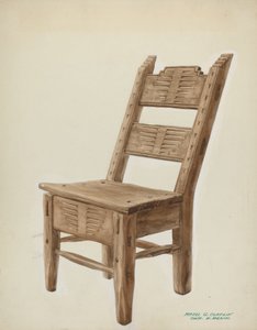 كرسي خشبي ، ج. 1939. بواسطة ماجل ج