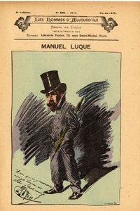 غلاف رجال اليوم ، العدد 402 ، رسم توضيحي لمانويل لوك (1854-1919): رسامو كاريكاتير - لوك مانويل (1854-1924) بواسطة مانويل لوك