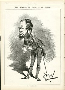 رسم لمانويل لوك (1854-1919) في لا كاريكاتور (1880) بواسطة مانويل لوك