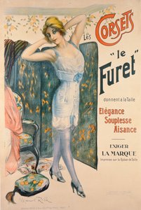 إعلان عن الكورسيهات "Le Furet"