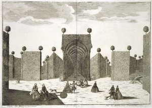 حدائق توبياري ، من Delights of the Villa Castellazzo ، بقلم دومينيكو فيليس ليوناردي ، نشر 1743 بواسطة Marc'Antonio dal Re