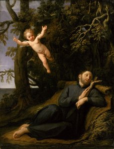 القديس فرنسيس دي ساليس (1567-1622) في الصحراء ، c.1700-10