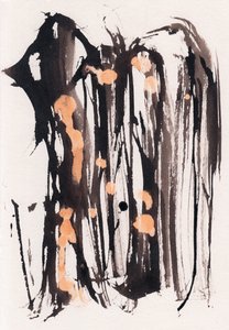 وابي سابي, 2018 (حبر ومبيض على ورق)