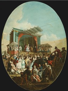 كوميديا إيطالية في فيرونا 1772. بواسطة ماركو ماركولا