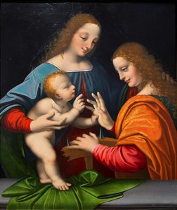 الزواج الصوفي للقديسة كاترين بواسطة ماركو دوجيونو