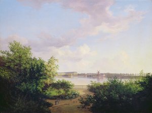 حديقة يوهان أمسينك على Binnenalster ، 1837
