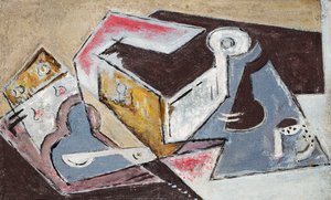 تكوين تكعيبي تكوين Cubiste ، حوالي 1918 (زيت على قماش)