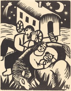 يستريح الغجر ، 1918.