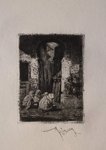 طنجة عرب جالسون.