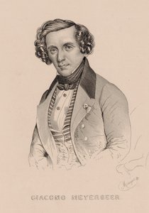 صورة للمؤلف جياكومو مييربير 1791-1864 ، 1836.