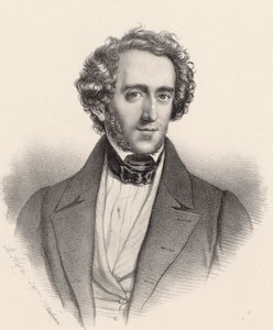 صورة لعازف البيانو والملحن فيليكس مندلسون بارتولدي 1809-1847.