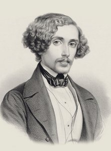 صورة لعازف البيانو والملحن يوليوس شولهوف 1825-1898 ، 1850. بواسطة ماري الكسندر منوت ألوف