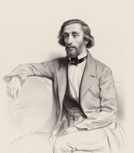 صورة لعازف البيانو والملحن يوليوس شولهوف 1825-1898 ، 1854.