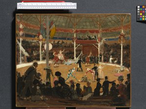 السيرك 1889 بواسطة ماري كليمنتين فالادون