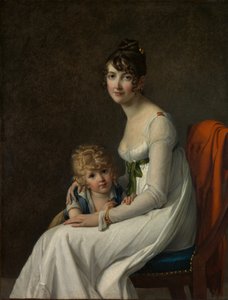 مدام فيليب بانون ديباساينز دي ريشمونت ... وابنها يوجين 1800-1859 ، 1802.