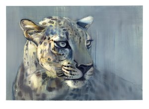 المفترس الثاني (النمر العربي) ، 2009 (زيت على ورق)