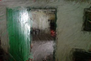 سلسلة الأكواخ الأيرلندية - الباب الأخضر (وسائط مختلطة)